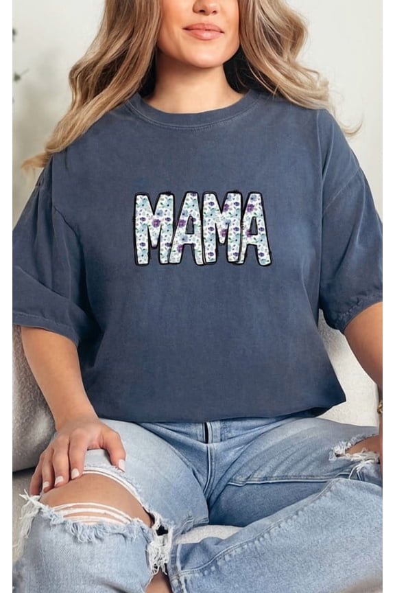CustomTrendyShirt Personalized Comfort Colors Mom Shirt, Mother’s Day Gift