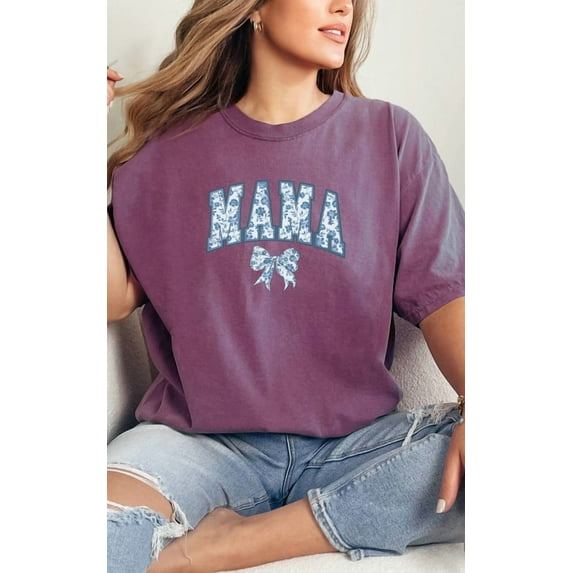 CustomTrendyShirt Personalized Comfort Colors Mom Shirt, Mother’s Day Gift