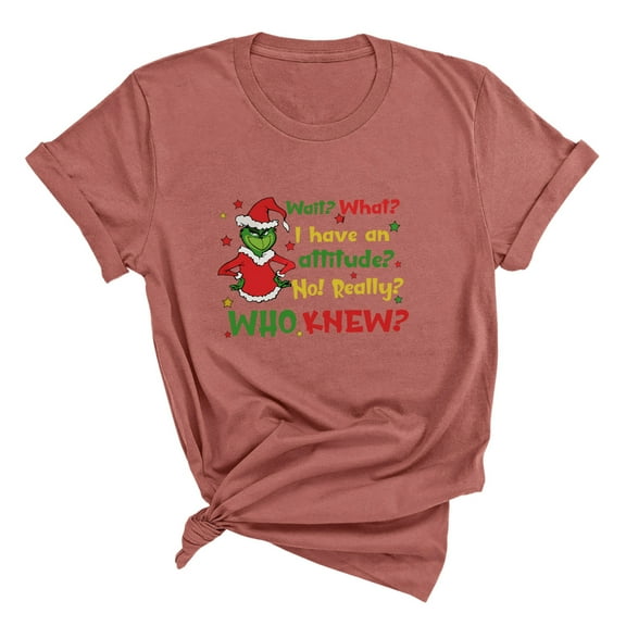 CustomTrendyShirts Funny Christmas Attitude Shirt Holiday Graphic Tee