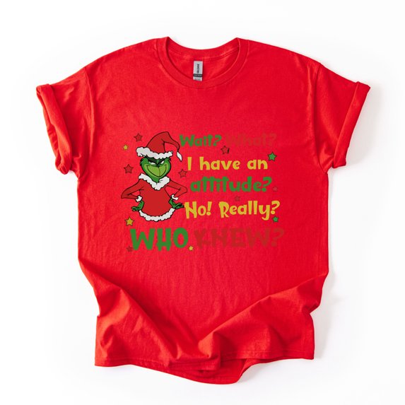 CustomTrendyShirts Funny Christmas Attitude Shirt Holiday Graphic Tee