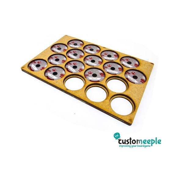 Customeeple Dial Tray - Black Acrylic (Big Size) New