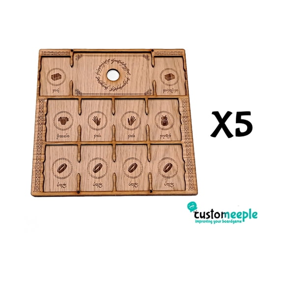 Customeeple Middle Earth Compatible Character Tray New