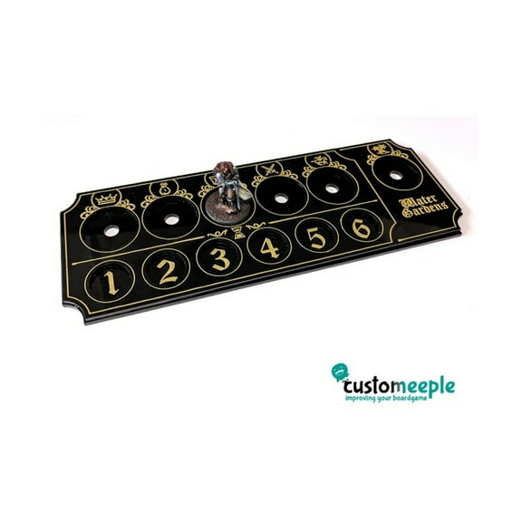 Customeeple Politics Board - Basic Board w/Water Gardens (Black Acrylic) New