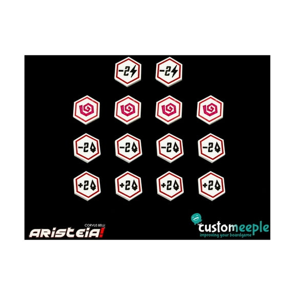 Customeeple Reckless Hearts Tokens New