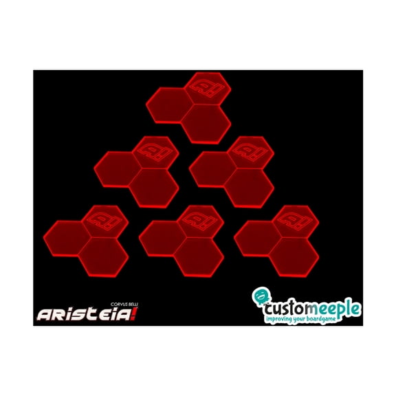 Customeeple Ziggurat Zone Tokens - Orange New