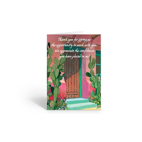 Stonehouse Collection | Thank You For Opportunity Note Card | 10 Realtor Boxed Cards & Envelopes (Customer Appreciation)