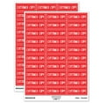thumbnail image 1 of Customer Copy Invoice Receipt Sticker Set - Red - Gloss Finish - 1.75" Medium, 1 of 7