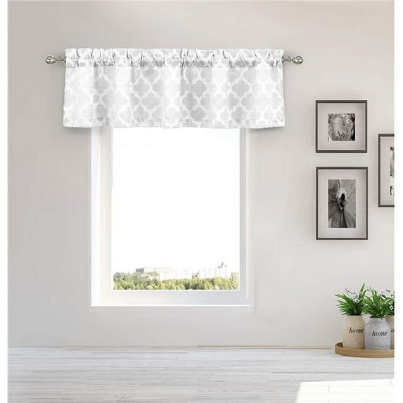 Customer LONGORIA 14882=12 LONGORIA 1PC VALANCE /WHITE