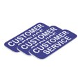 thumbnail image 1 of Customer Service 1 x 3" Name Tag, Blue (3 Pack), 1 of 2