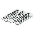 thumbnail image 1 of Customer Service 1 x 3" Name Tag, White (3 Pack), 1 of 2