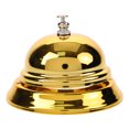 Customer Service Bell, Golden Hands Pressing Creative Service Bell