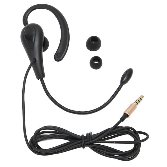 Customer Service Headphone, Single Sided Call Center Headset With Microphone For Laptop