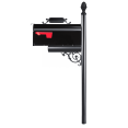 thumbnail image 1 of Customer Wimberly Chase Mailbox Post System With Large Solar Mailbox, 1 of 1