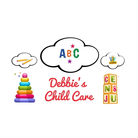 Customised Name Vinyl Wall Art Decal - Day Care Wall Sticker- Educational Kids Learning Decal for Home Classroom Homeschool Preschool Kindergarten -- Easy to Apply and Remove-Size : 10" x 6".