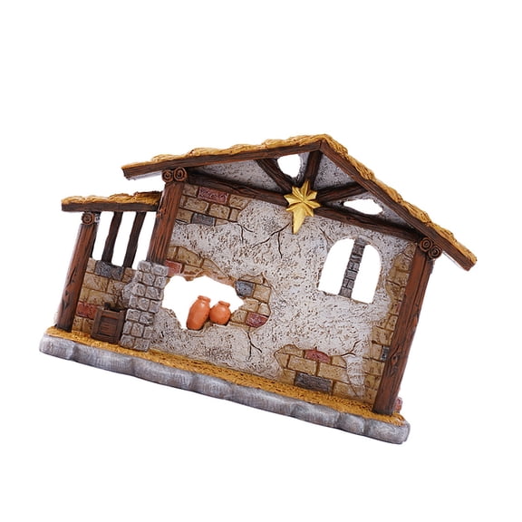Customizable 11Cm Miniature Cabin Religious Craft For Or Living Room