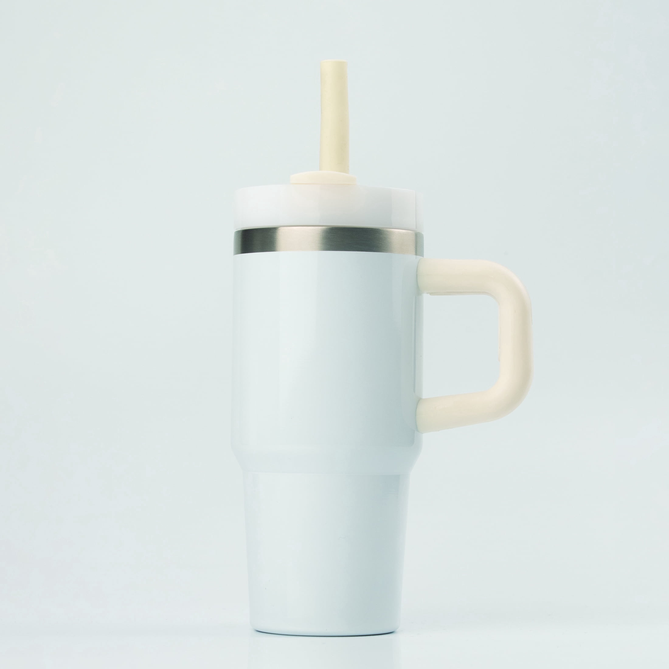 Customizable 12 oz Leak proof kids water bottle(White)