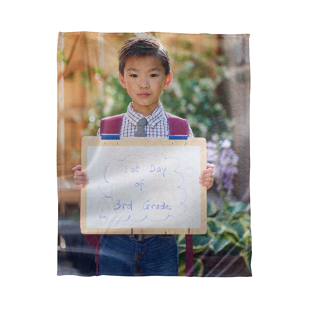 Customizable 50x60 Mink Fleece Photo Blanket