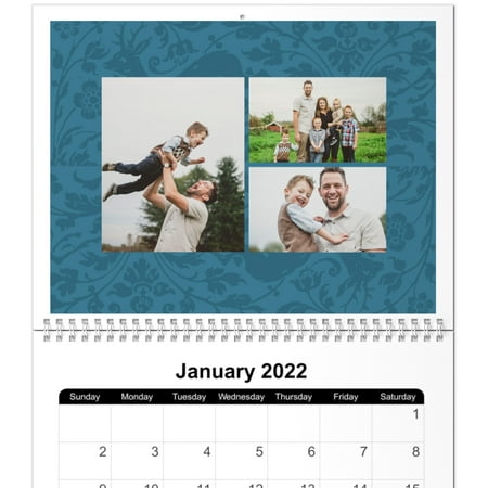 Customizable 8x11 Photo Calendar, 12 Month