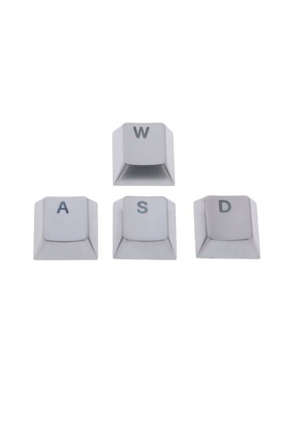Customizable Alloy Keycaps For WASD Directions Keys Keycaps for Mechanical Keyboards