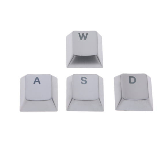 Customizable Alloy Keycaps Precise For WASD Directions Keys Keycaps for Mechanical Keyboards