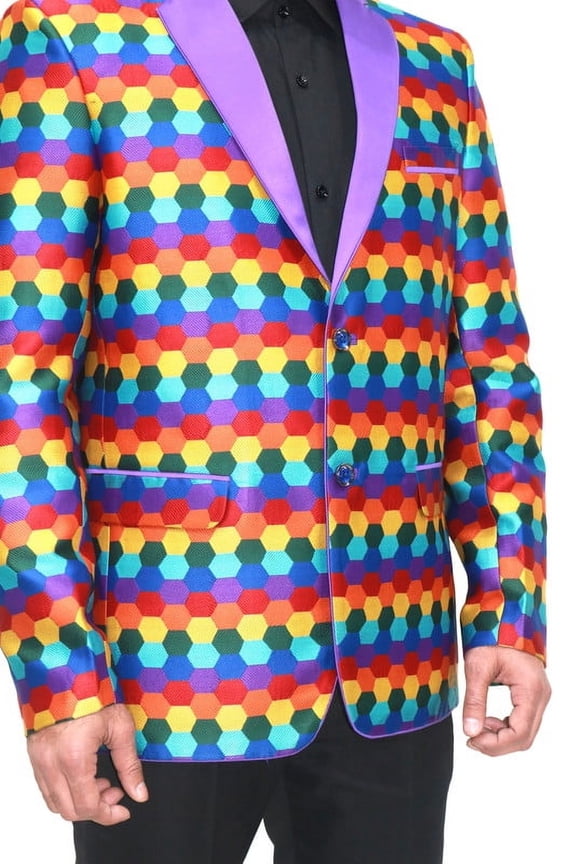 Customizable Art Silk Jacquard Tuxedo Jacket with Tuxedo Lapels and Personalized Embroidery - Perfect for Formal, Party, and Special Occasions