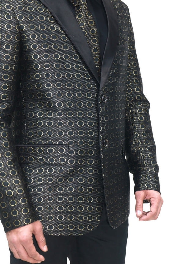 Customizable Art Silk Jacquard Tuxedo Jacket with Tuxedo Lapels and Personalized Embroidery - Perfect for Formal, Party, and Special Occasions