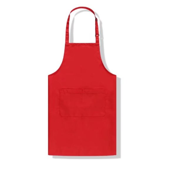 Customizable Black Apron – Home Kitchen Oil-Resistant & Waterproof Apron – Restaurant Server Work Apron – With Pockets & Adjustable Fit