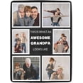 thumbnail image 1 of Customizable Blanket for Sister Customized Blankets with Photos Text Personalized Picture Collages Throw Blankets Gift for Men Valentines Day Decor Souvenirs Birthday, 1 of 5