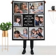 thumbnail image 1 of Customizable Blanket for Sister Customized Blankets with Photos Text Personalized Picture Collages Throw Blankets Gift for Men Valentines Day Decor Souvenirs Birthday, 1 of 6