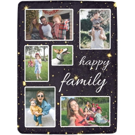 Customizable Blanket for Sister Customized Blankets with Photos Text Personalized Picture Collages Throw Blankets Gift for Men Valentines Day Decor Souvenirs Birthday