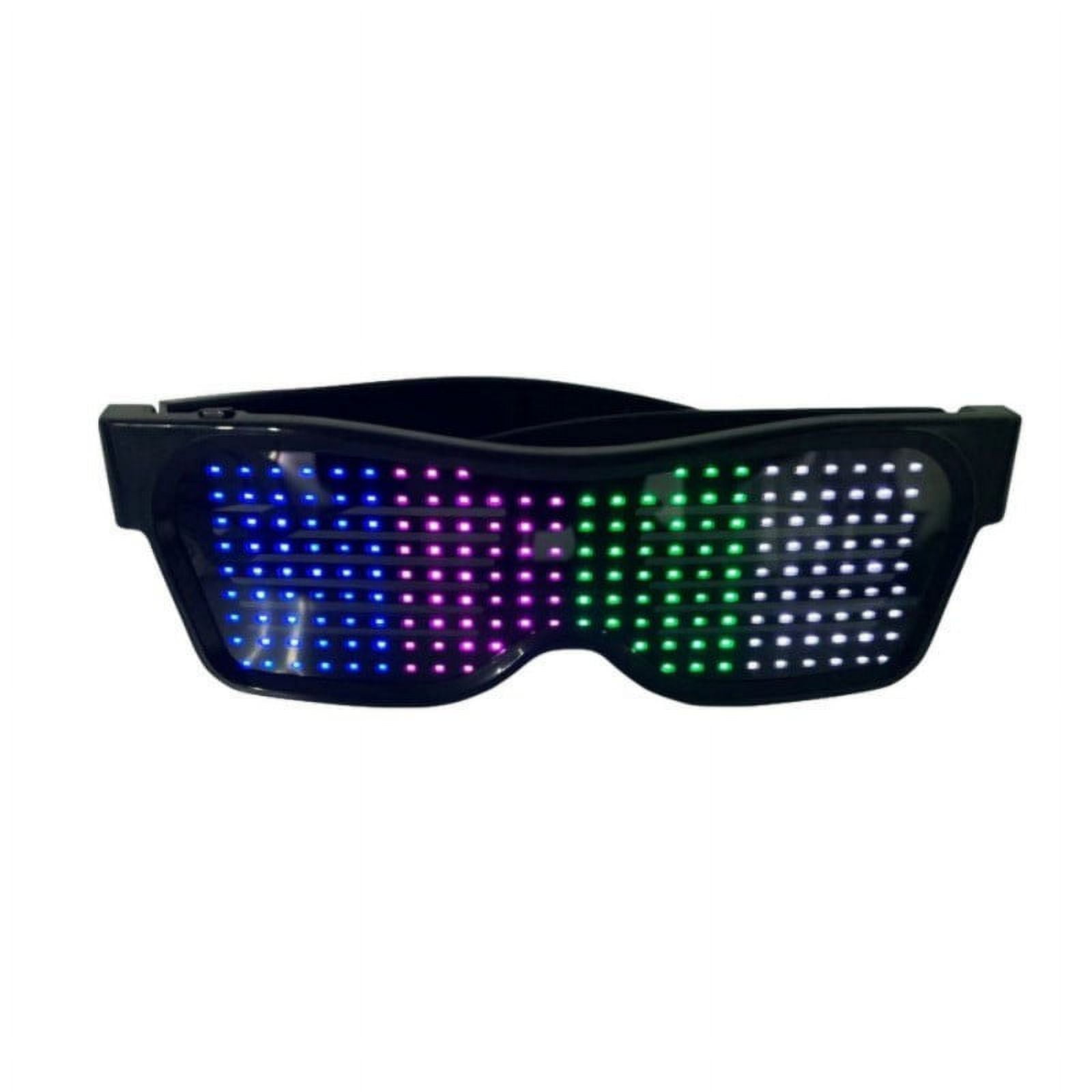 Allumez les lunettes LED El Wire Lunettes clignotantes Lunettes de soleil LED  Lunettes de fête pour Disco Party Cosplay Halloween Concert Live  Déguisement – les meilleurs produits dans la boutique en ligne