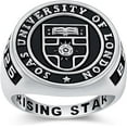 thumbnail image 1 of Customizable Class Rings Fully Personalized Class Rings for Men Gold Plated Class Rings 925 Sterling Silver Rings Men's Class Rings Class Rings for Men High School Size 5-15 Men's School Ring, 1 of 5