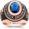 thumbnail image 1 of Customizable Class Rings Fully Personalized Class Rings for Men Gold Plated Class Rings 925 Sterling Silver Rings Men's Class Rings Class Rings for Men High School Size 5-15 Men's School Ring, 1 of 10