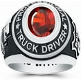 thumbnail image 1 of Customizable Class Rings Fully Personalized Class Rings for Men Gold Plated Class Rings 925 Sterling Silver Rings Men's Class Rings Class Rings for Men High School Size 5-15 Men's School Ring, 1 of 10