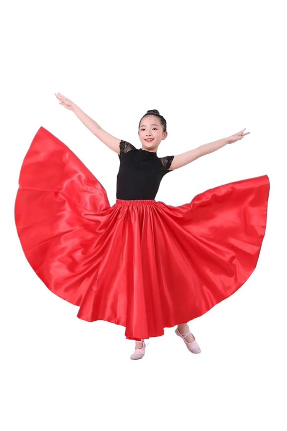 Customizable Colors, Patterns, Sizes, And Styles-dancer Dresses, Long Gypsy-style Dance For Girls