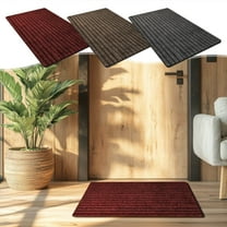 Customizable Door Mat Indoor Outdoor Entrance Rug 40x60cm Absorbent Non Slip Floor Mat for Living Room Kitchen Entryway Heavy Duty Washable Cut to Fit Doormat with Anti-Dirt Barrier Home Decor