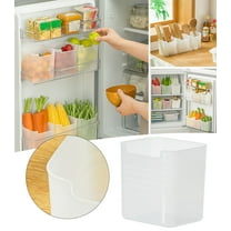 Customizable Fridge Organizer Bins with Dividers - Flexible Door Storage System Groups Yogurts, Beverages and Small Food Items Within Reach(White)