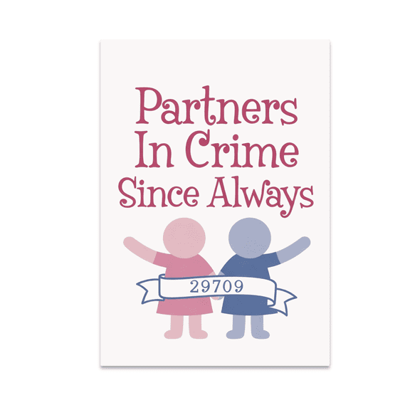Customizable Friendship Art - Friendship Goals - 13x19 Poster Print