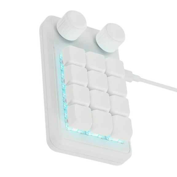 Customizable Gaming Keypad with 12 Key, RGBs Backlights and Hot Swappable Switches