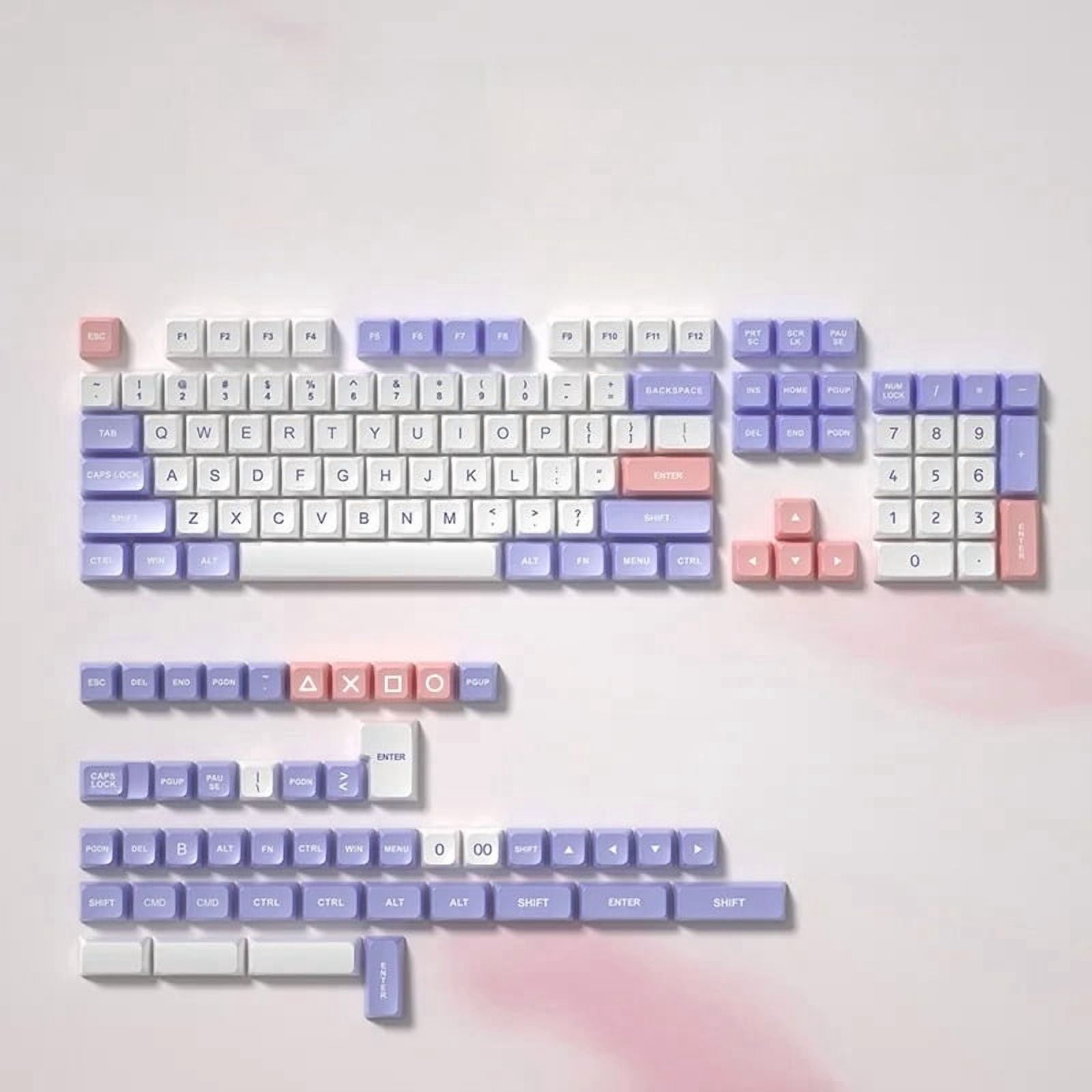 Customizable High Aesthetic Pbt Material Mechanical Keyboard Keycaps Cross Design Durable Against Wear And Oil