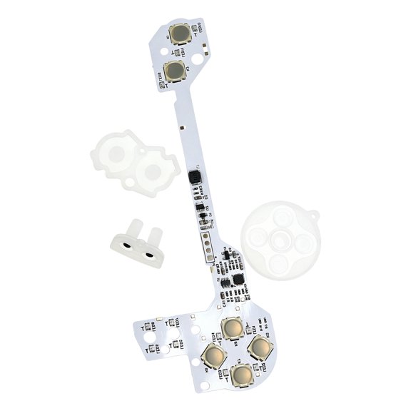Customizable Illuminated Game Controller Buttons Using Responsive Rubber And Steel Dome Technology