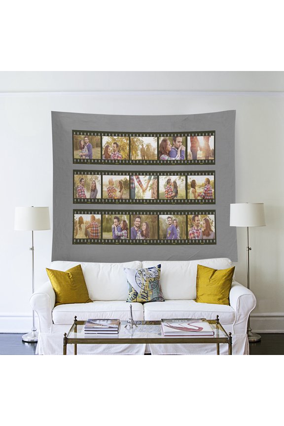 Customizable Indoor Photo Wall Tapestry, 26x36, 100% Polyester, Unisex, Machine Washable, Weight 0.37lbs