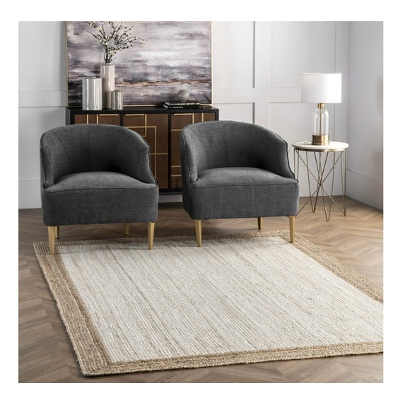 Customizable Jute Braided Rug – Personalized Home Decor | Large Jute Braided Rug – Handcrafted for Modern Homes | Jute Rug for Entryways