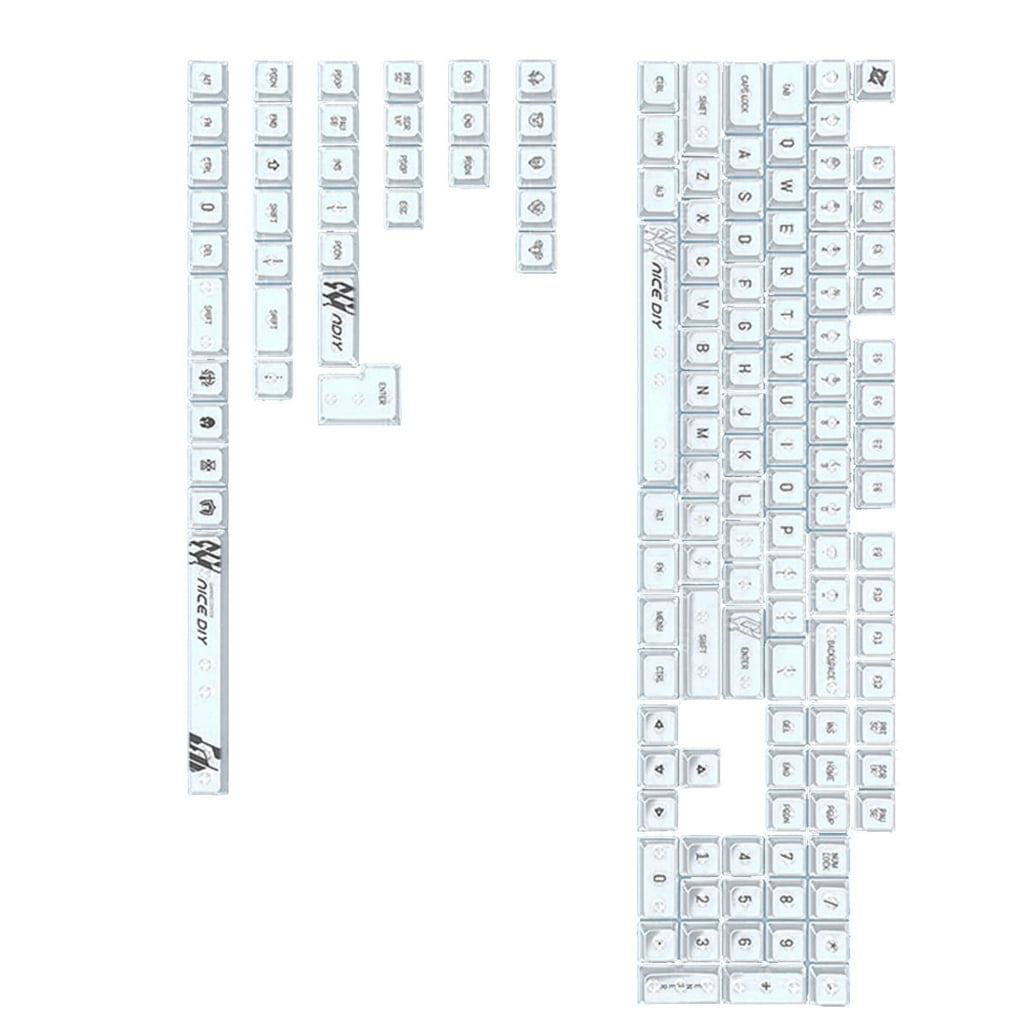 Customizable Keycaps Set for Switches, 61/68/75/84//98/104/108 Mechanical Keyboards Caps