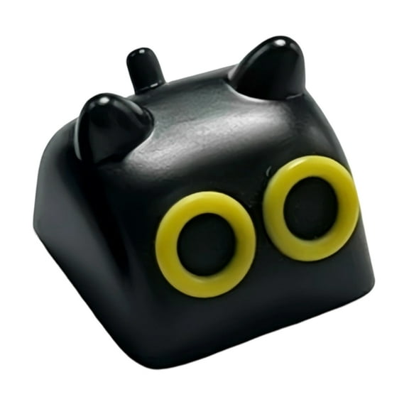 Customizable Kitten Shape Keycaps For Mechanical Keyboards Switches Vibranted Color Option Resin Keycap