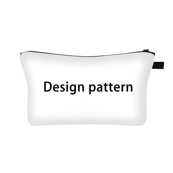 Customizable Leather Makeup Organizer Pouch for Women Travel Toiletry Storage with Zipper Closure Portable Cosmetic Bag