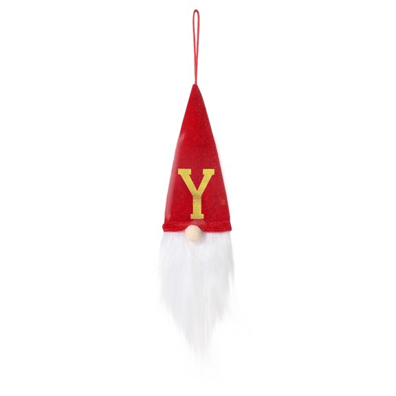 Customizable Letters Christmas Gnome Ornaments - Personalized Letter - 8.6Inch Designed Hanging Decorations for Christmas Tree, Custom - Made Holiday Accents for Home and Party Decor, 26 Letters