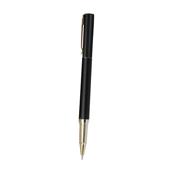 Customizable Logo Gel Pen Black Gold Inspirational Thank You Gift for Office