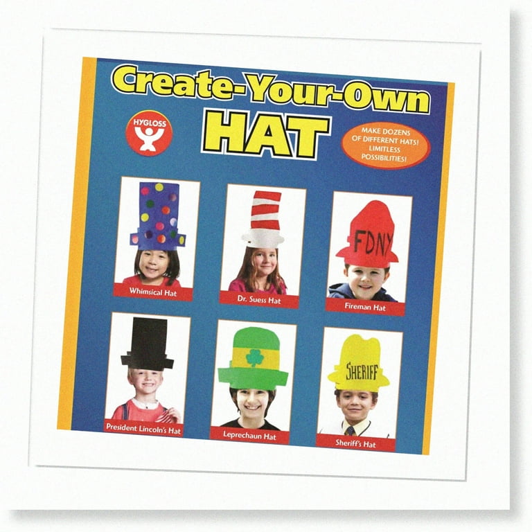 Cat In The Hat Paper Hats Cat In The Hat Wearable Hats – Set Of 32