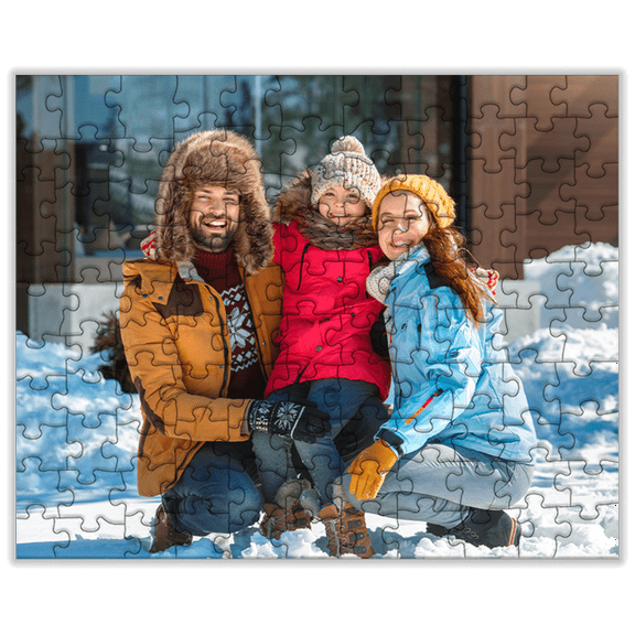 Customizable Photo Puzzle with Gift Box, 110 Pieces (8"x10")